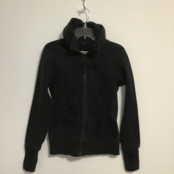 Lululemon Cuddle Up Jacket *Ruffle Black Size 4 - Picture 9 of 16